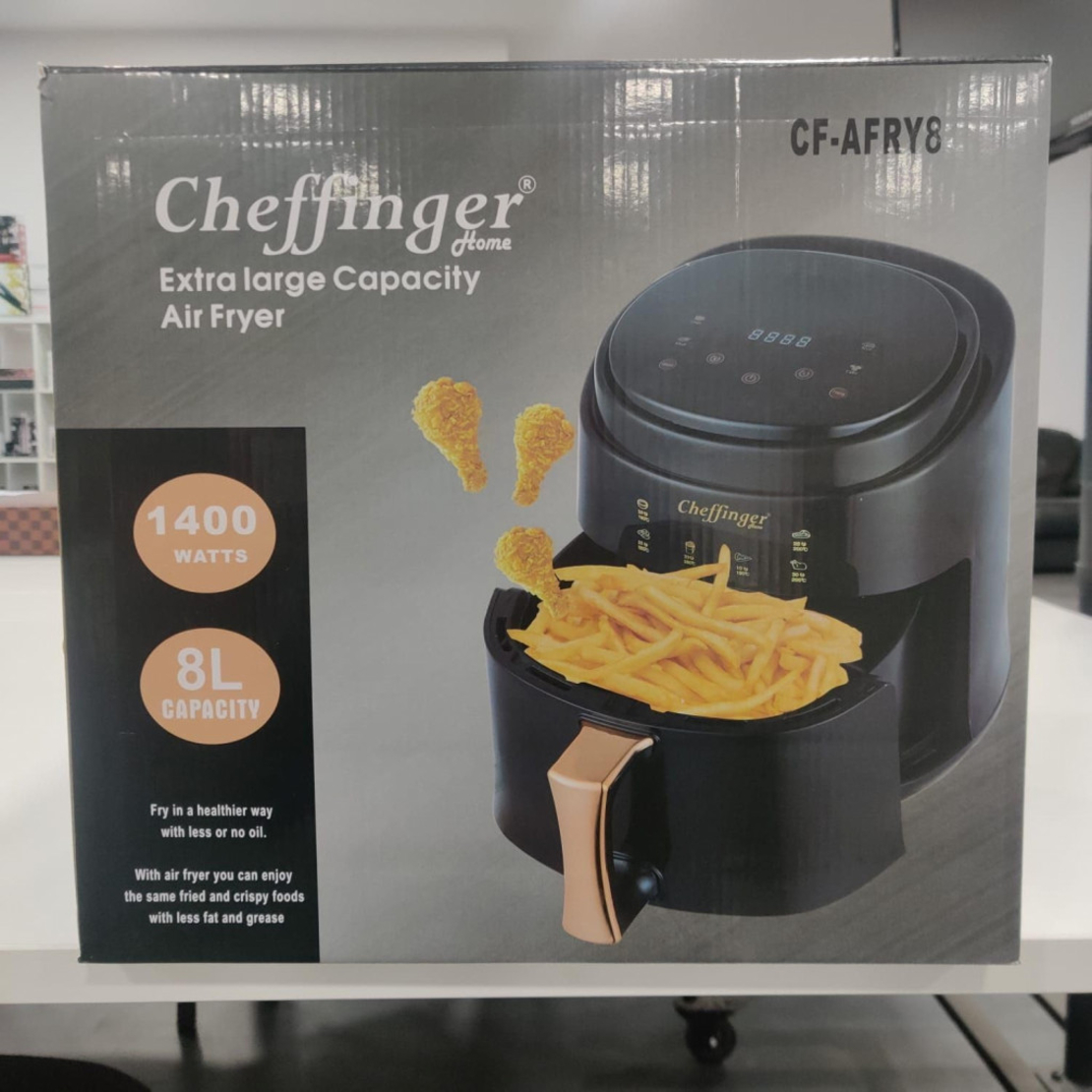 Дигитален въздушен фритюрник Cheffinger Led Air Fryer 1400W - 8L CF-AFRY8