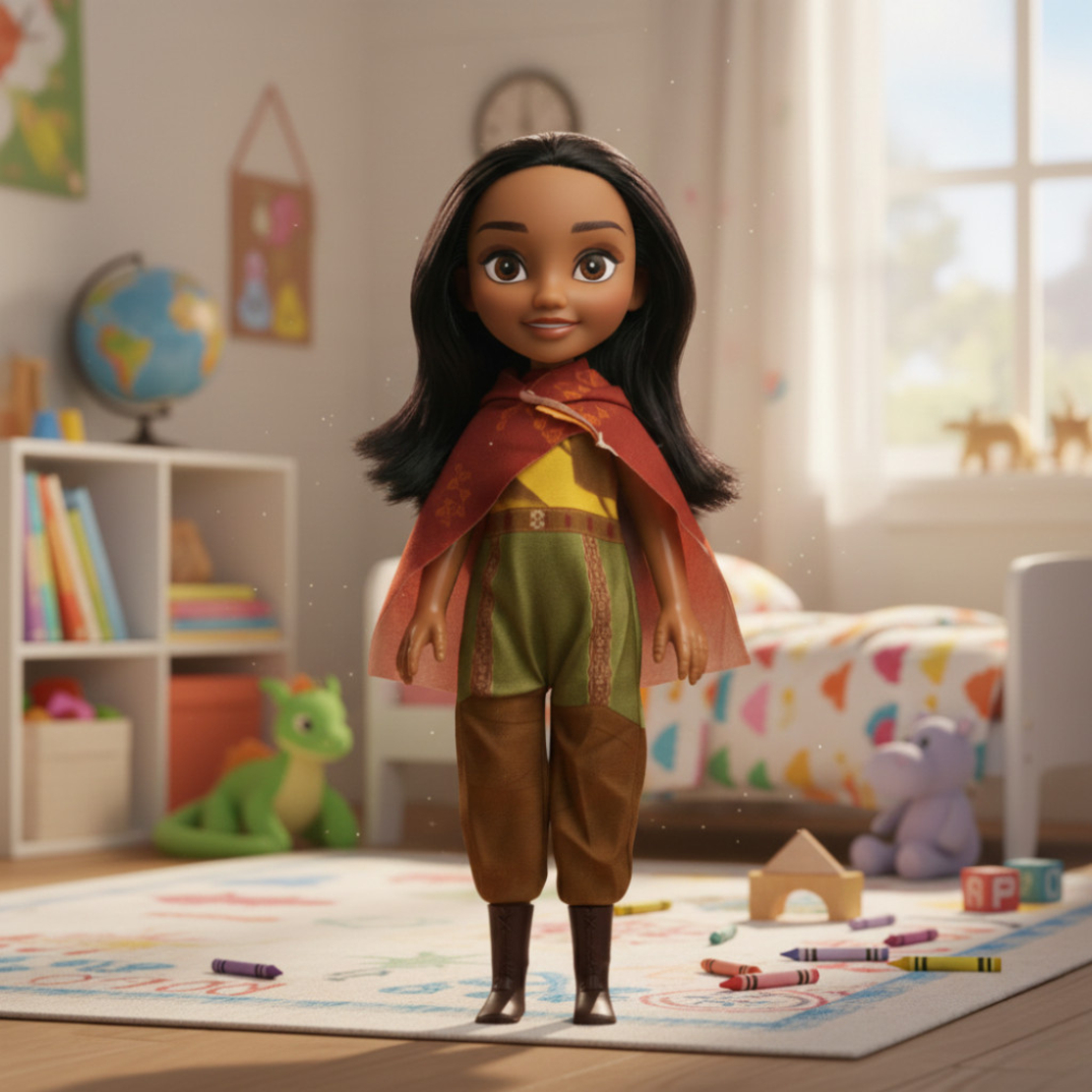 Кукла Рая със шапка и музика – Коледен подарък, който носи радост и магия