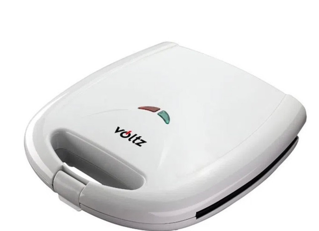 Уред за сладки орехчета Voltz, 1200W, За 24 сладки, Незалепващи плочи, Бял
