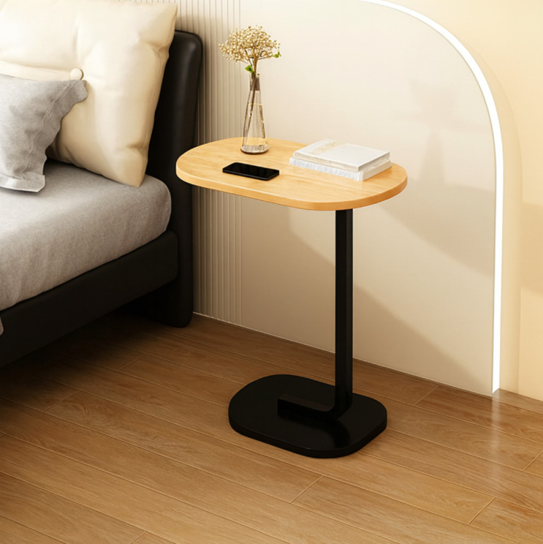 Многофункционална C-образна масичка за кафе, за хол и спалня