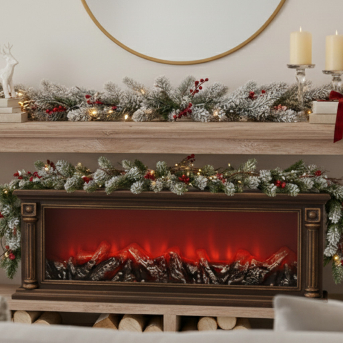 LED камина с ефект на жар – уют и атмосфера без дим и огън