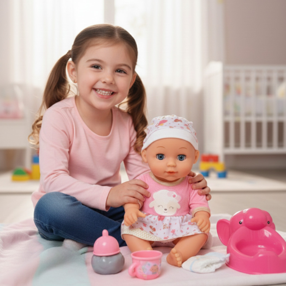 Кукла-бебе Tutu Love с гърне и забавни звуци