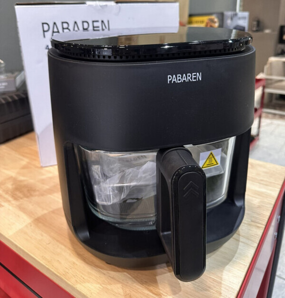 PABAREN 4.5L 1500W Дигитален екран модел от 2025 360 градуса видимост на храната