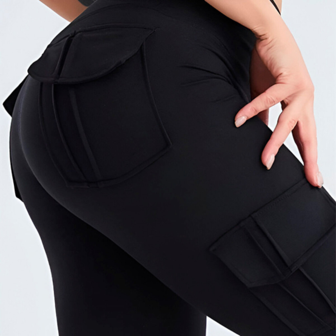 Оформящ дамски панталон с 4 джоба – Висока талия, стегната кройка и максимален комфорт