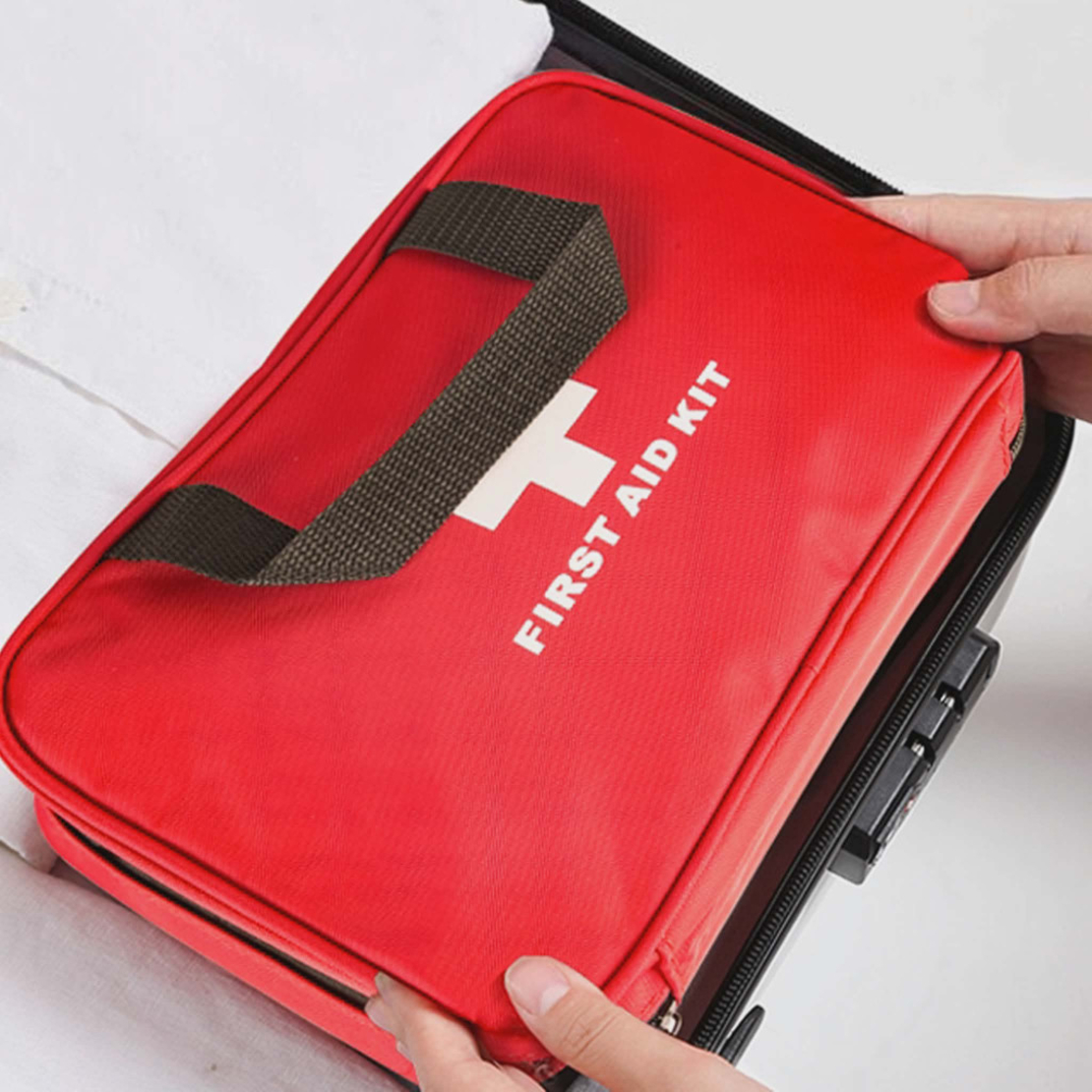 Комплект за първа помощ 173 елемента – Незаменим помощник за пътувания, къмпинг и автомобил