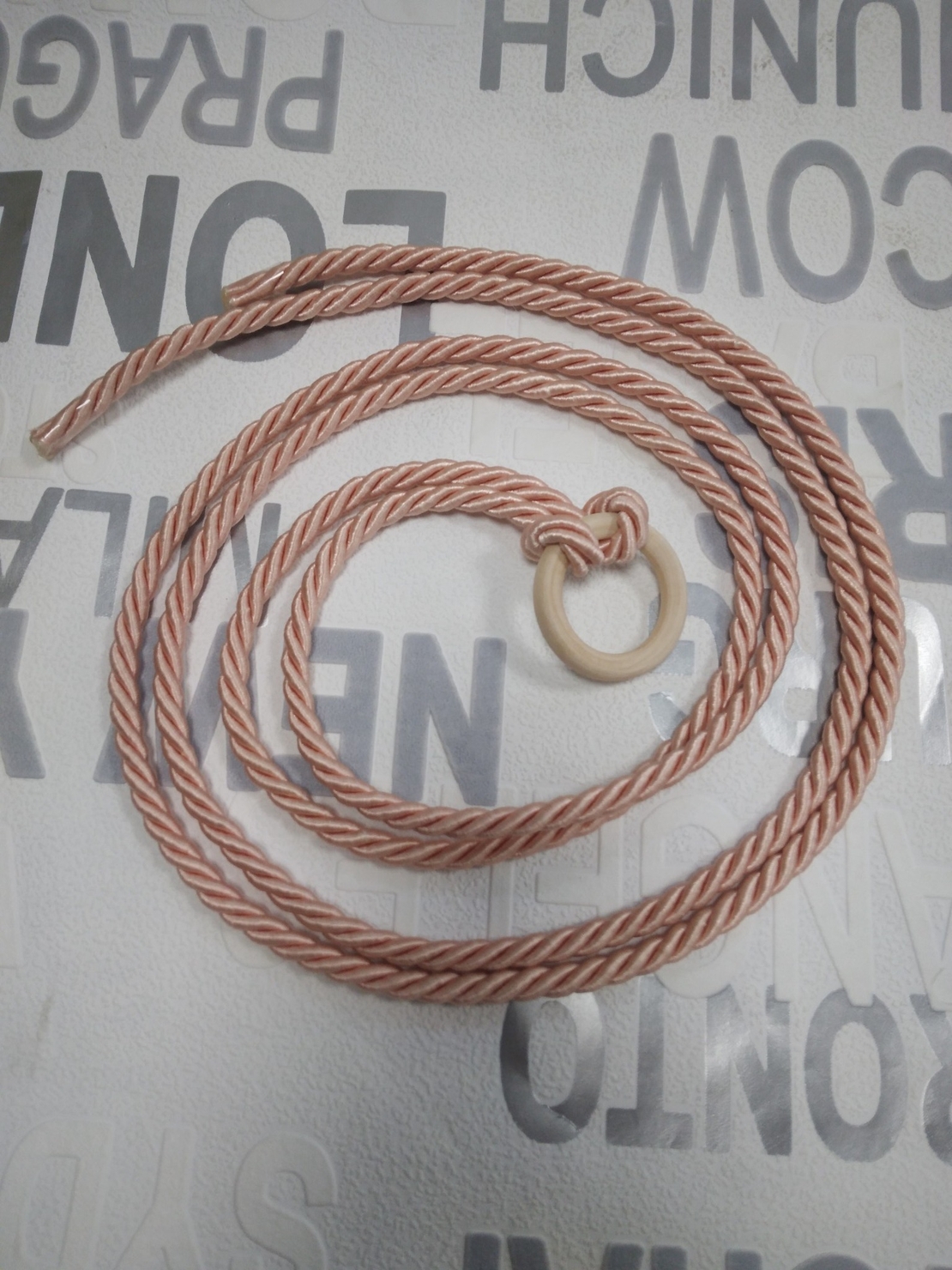 дамски колан от въже