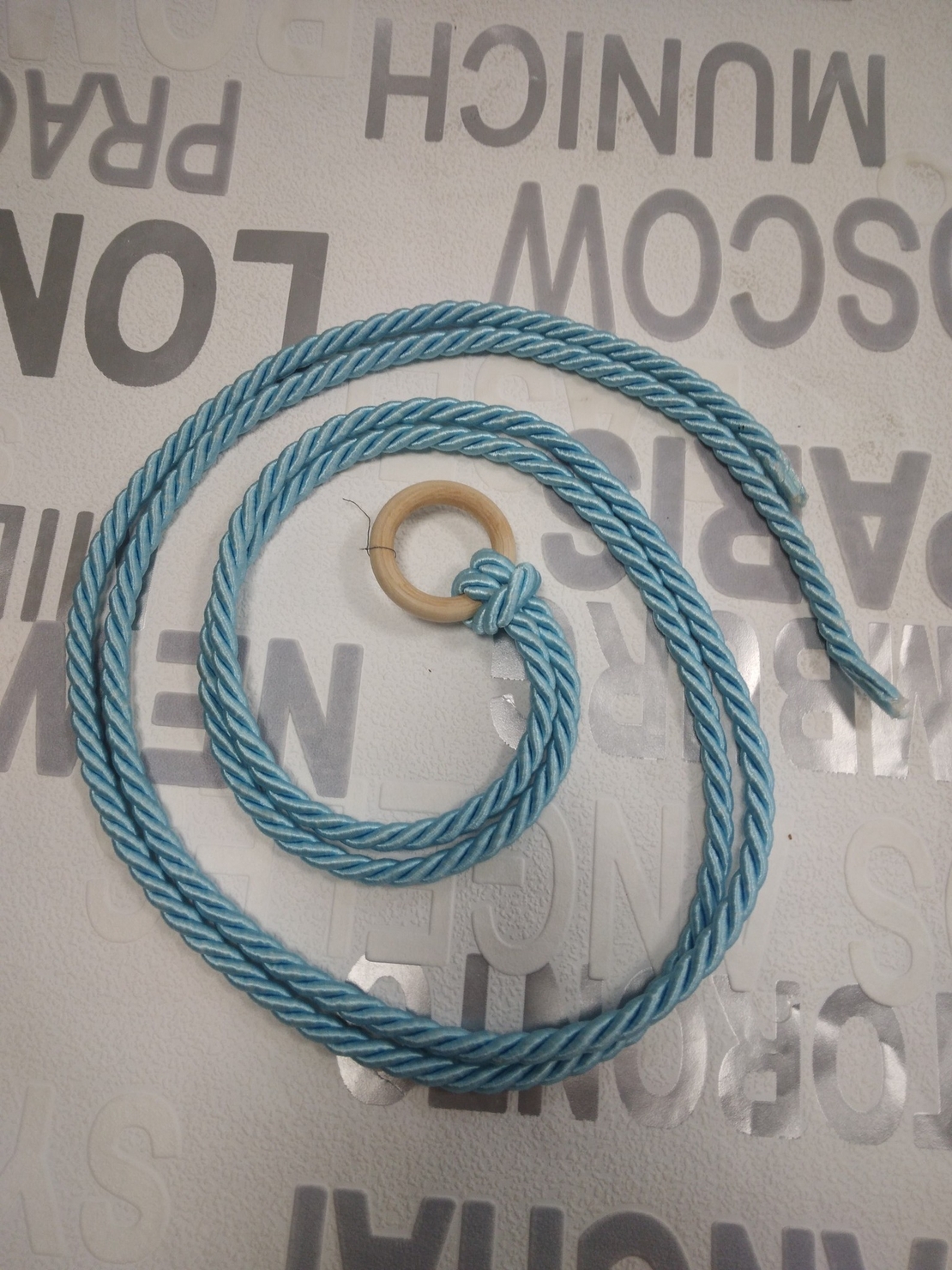 дамски колан от въже