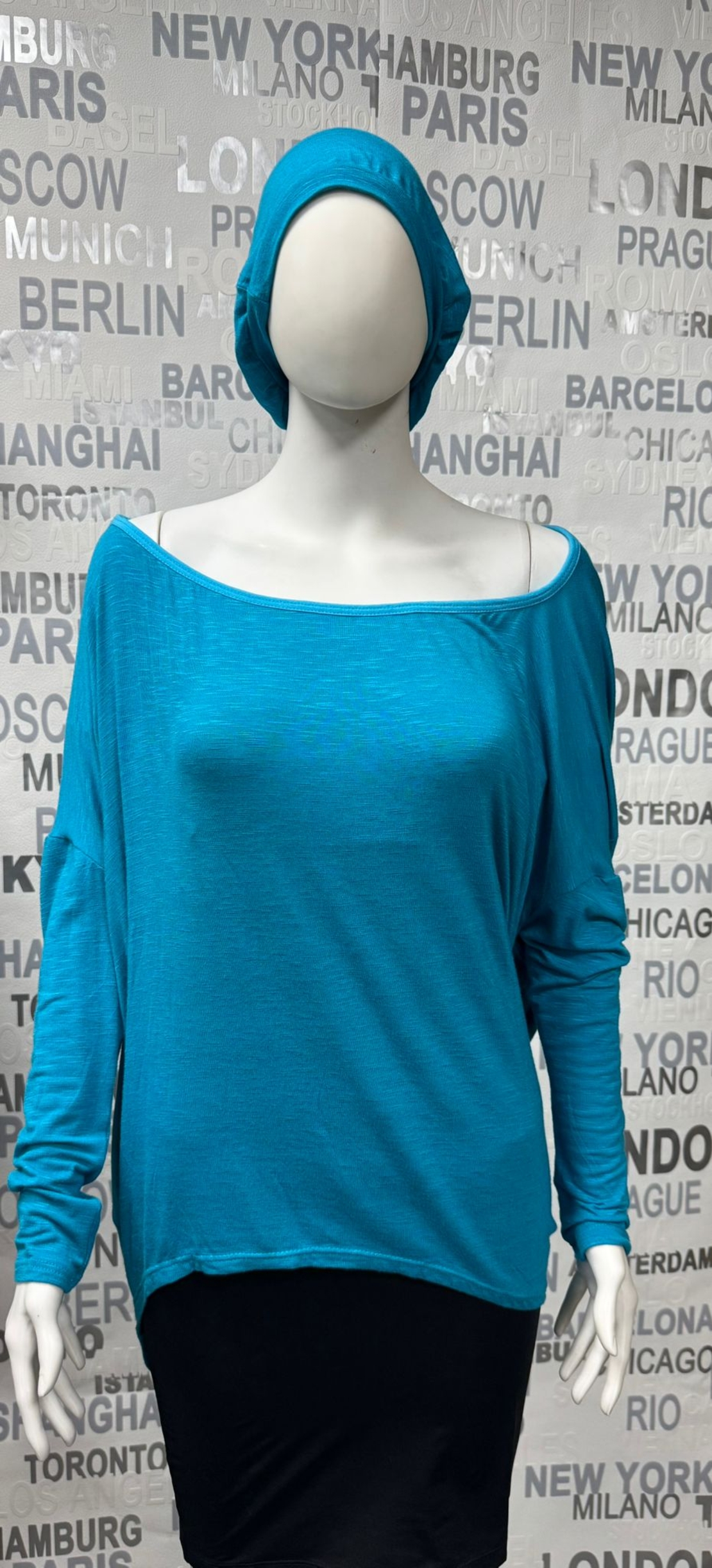 дамска  туника с шапка