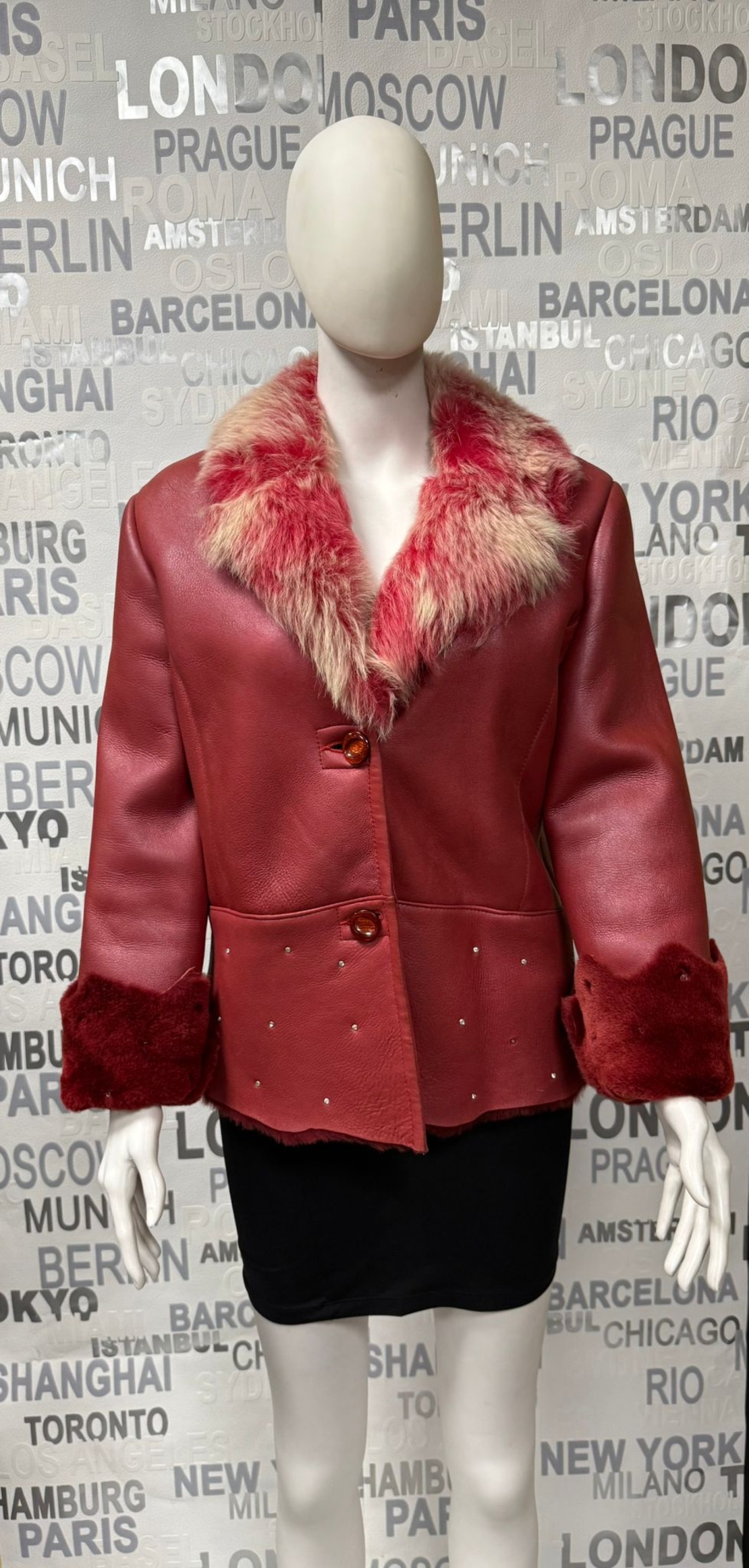 дамско  яке от естествена кожа