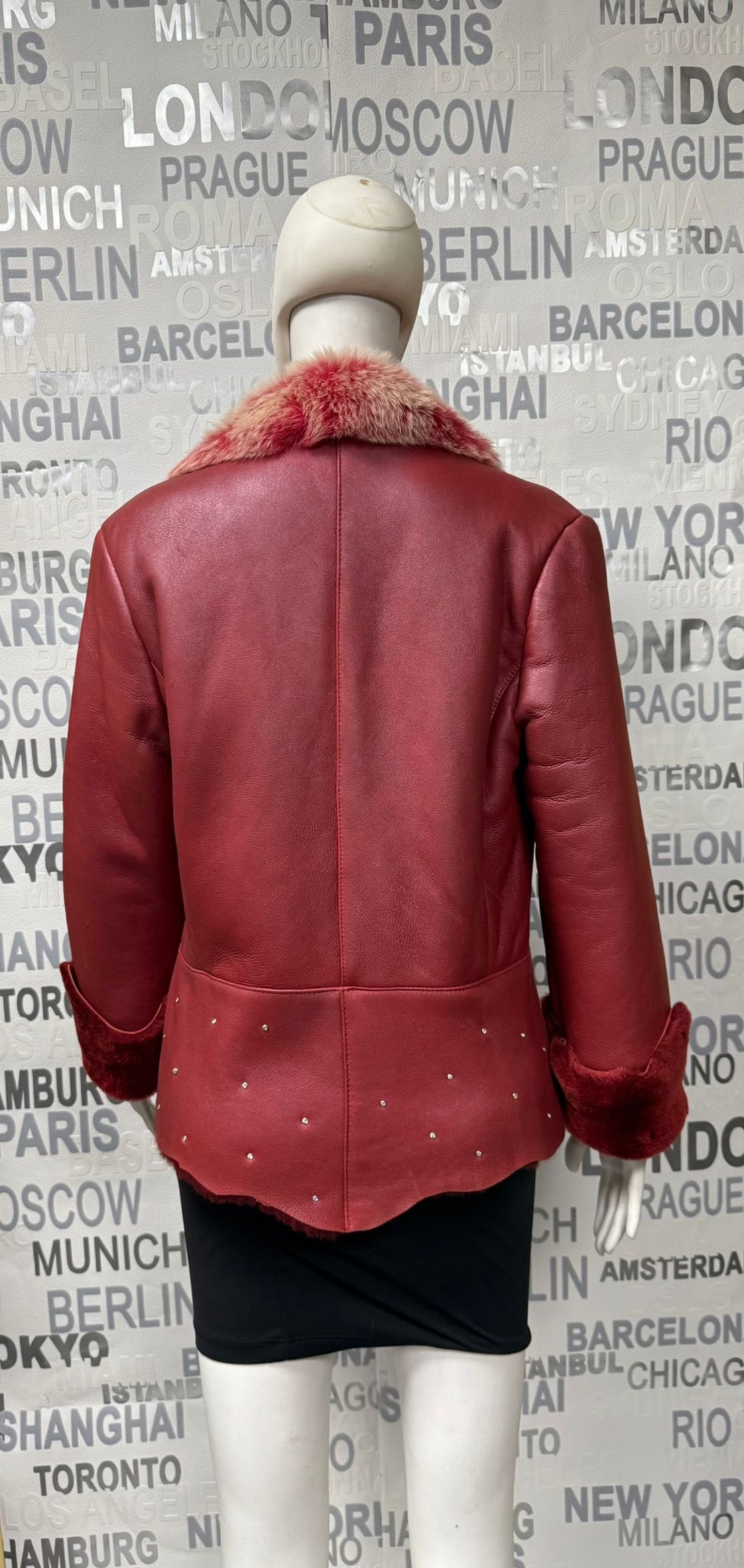 дамско  яке от естествена кожа