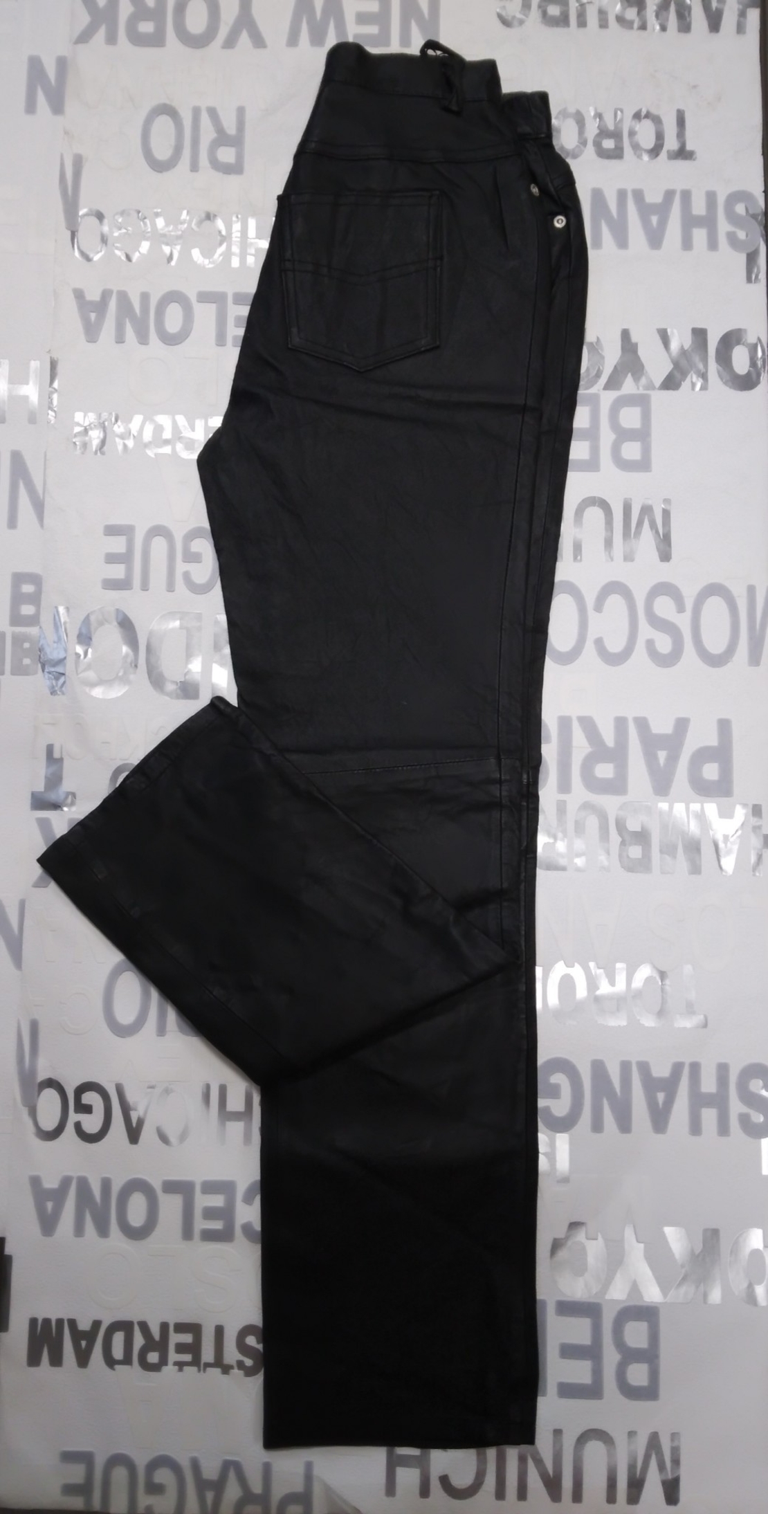 дамски панталон от естествена кожа