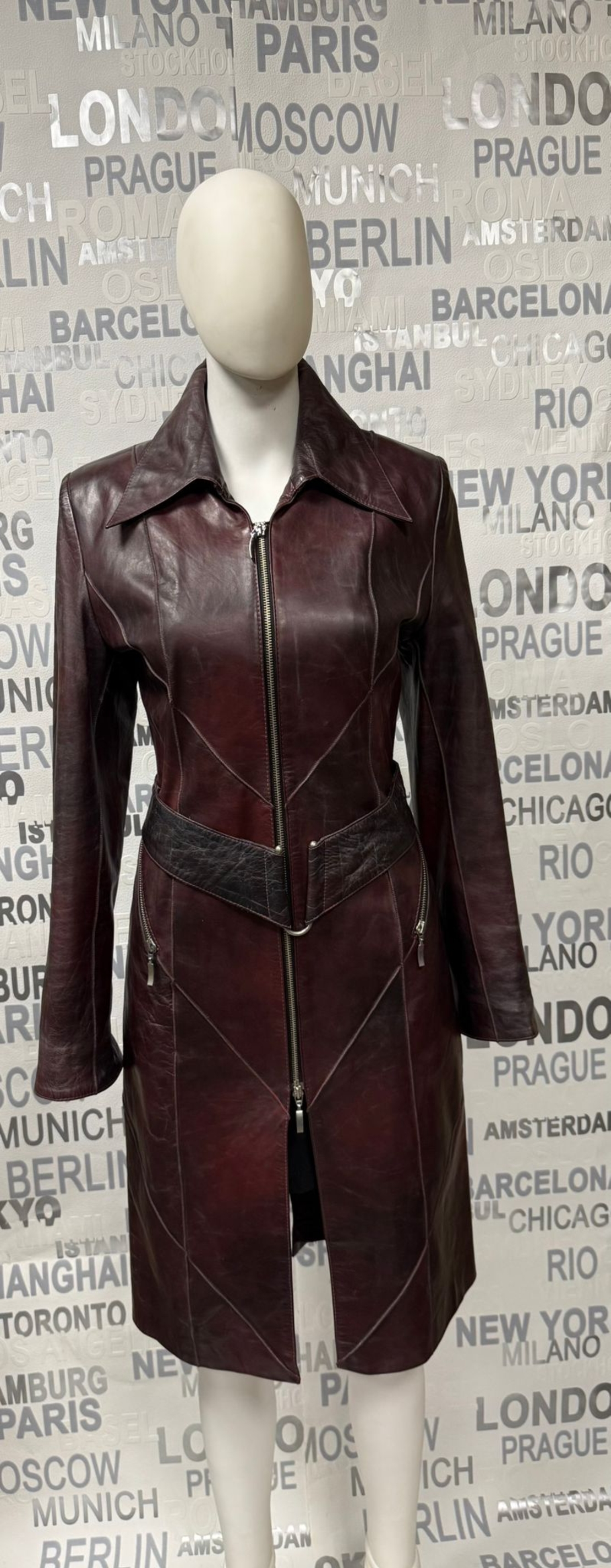 дамско  палто от естествена кожа