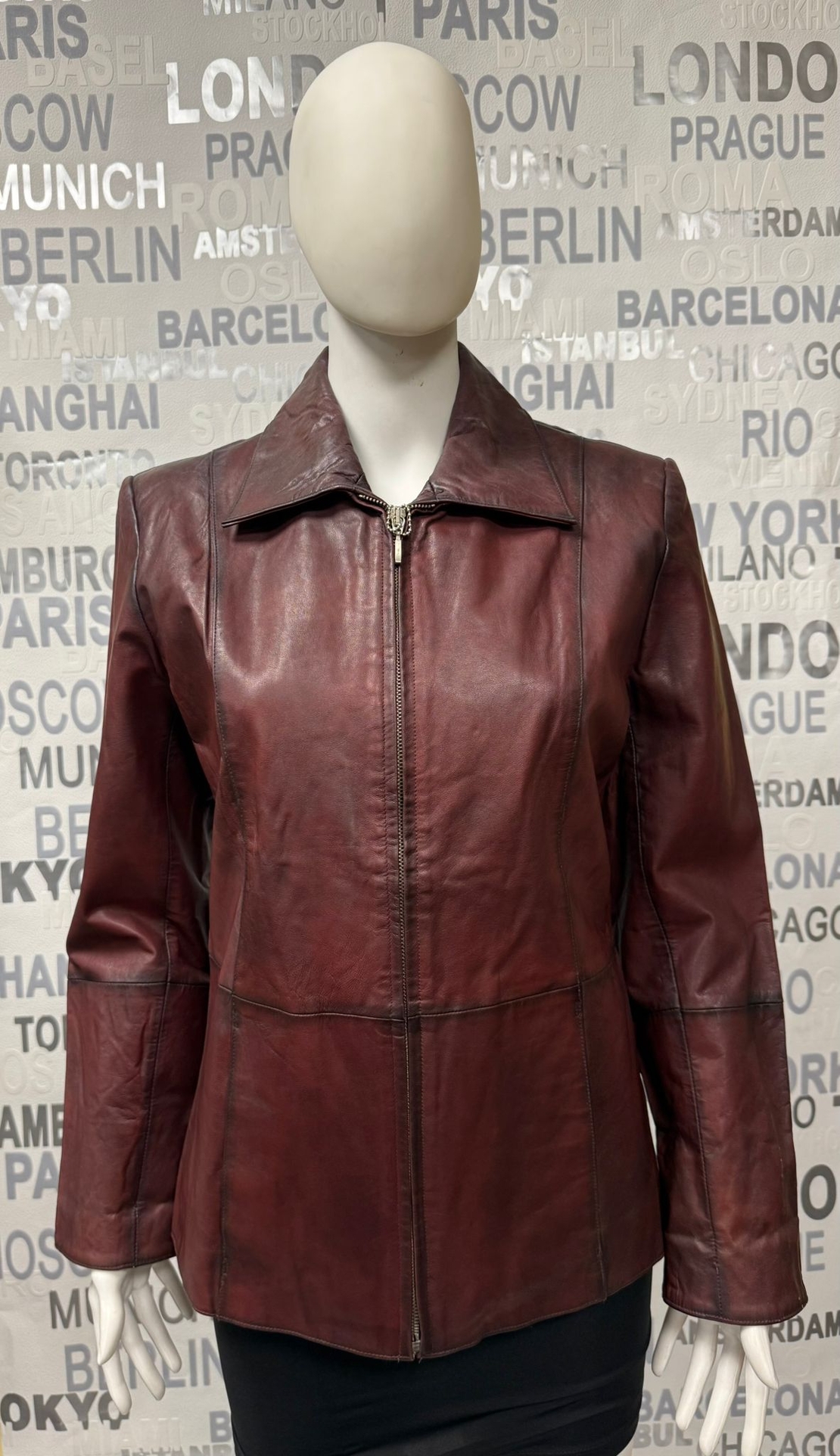 дамско  яке от естествена кожа