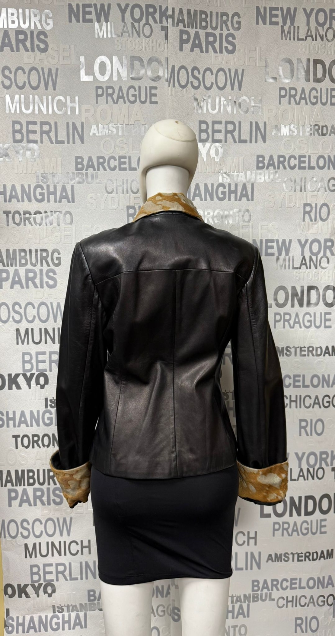 дамско  яке от естествена кожа