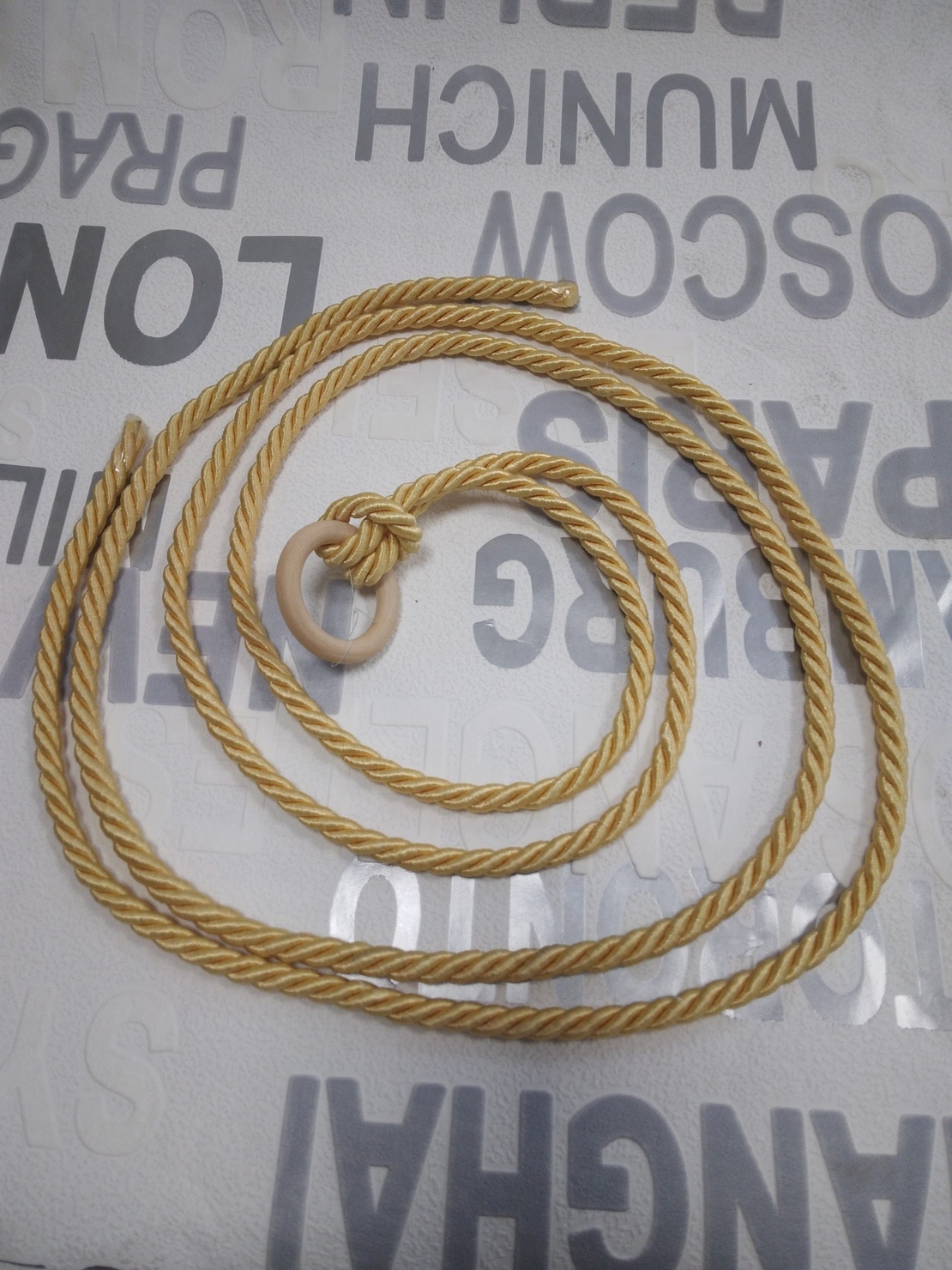 дамски колан от въже