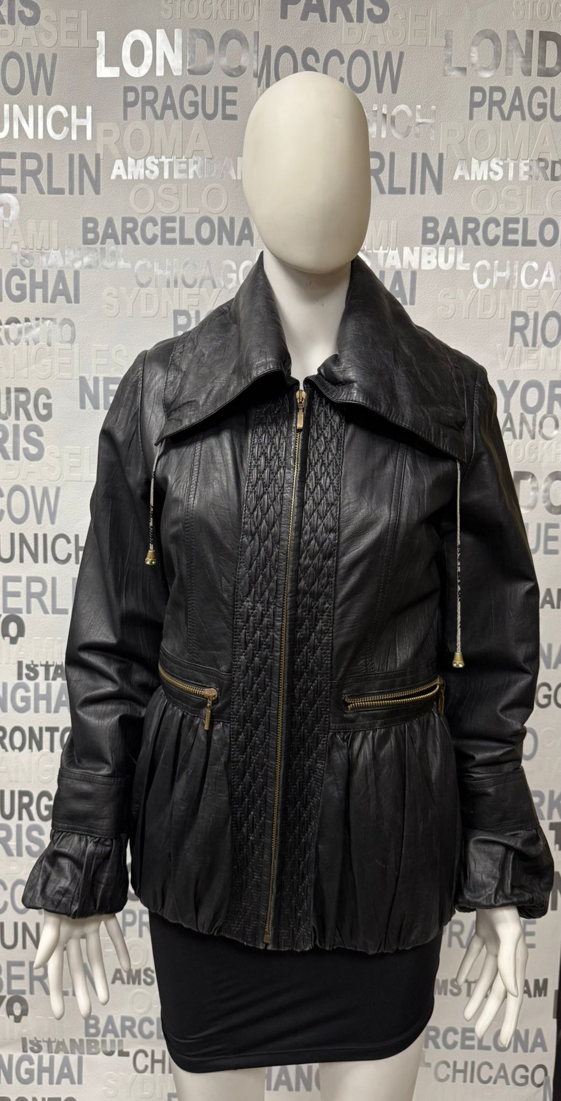 дамско  яке от естествена кожа