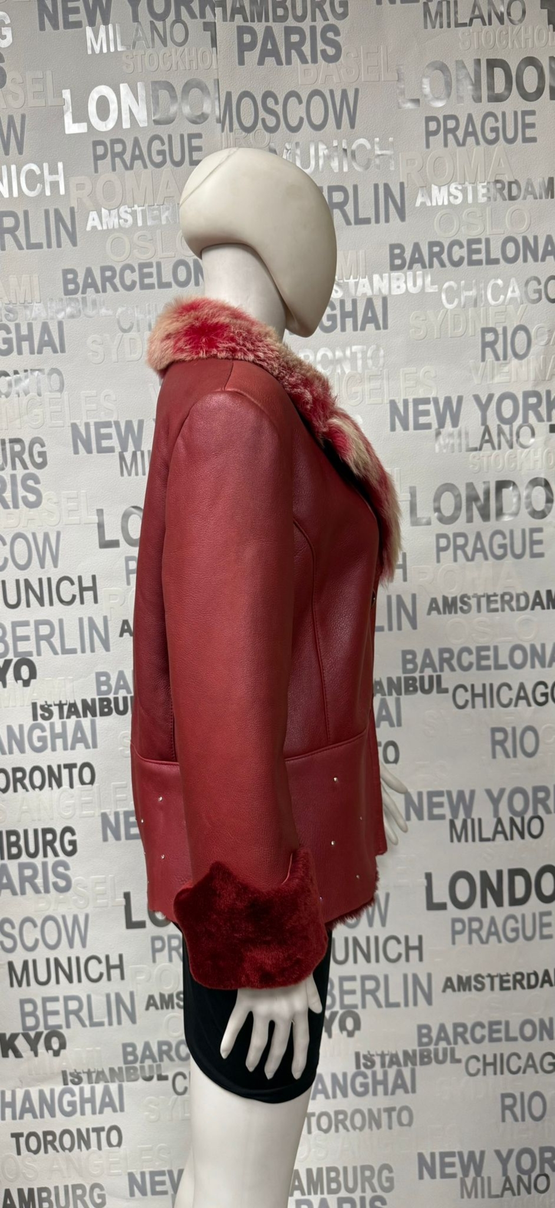 дамско  яке от естествена кожа