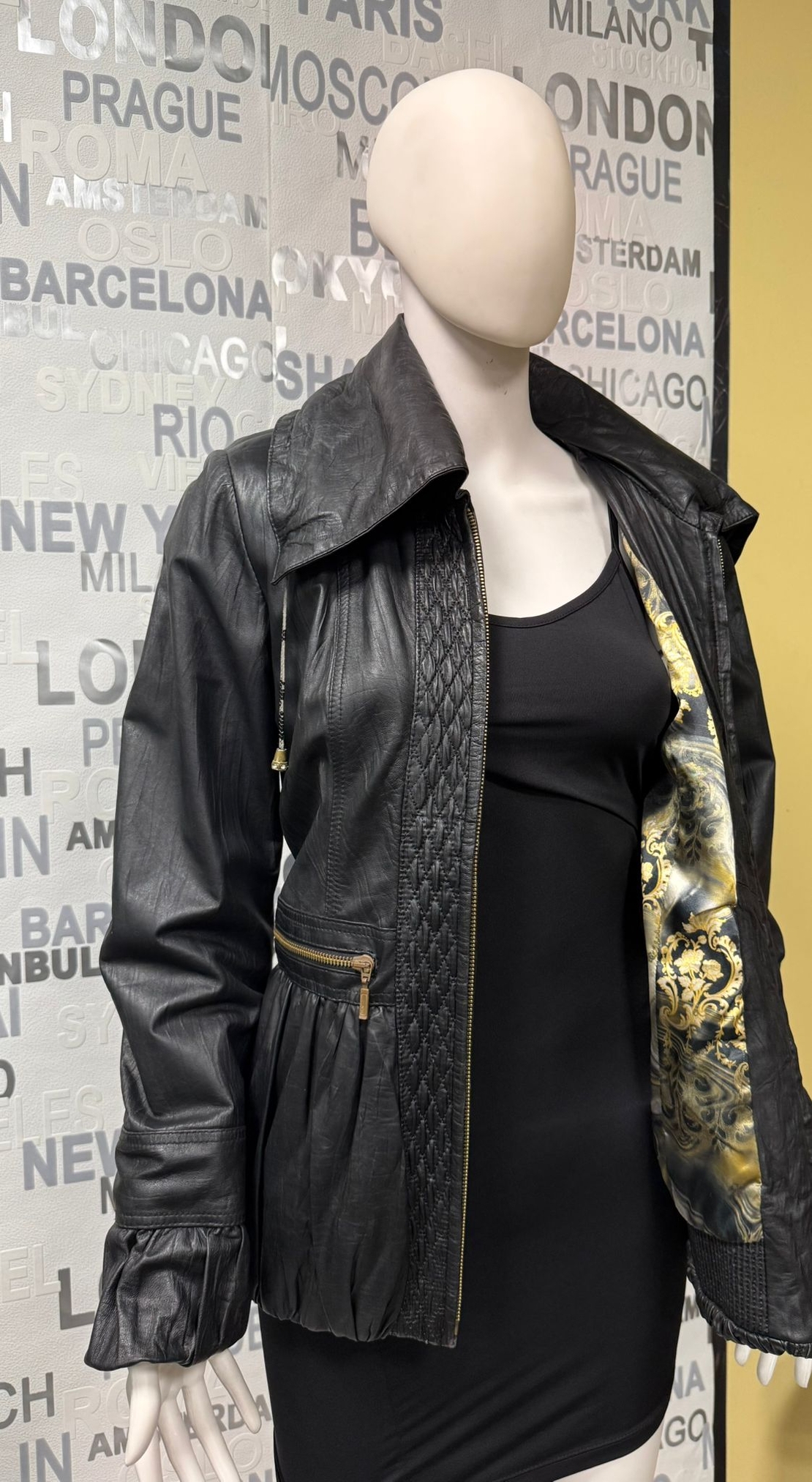 дамско  яке от естествена кожа