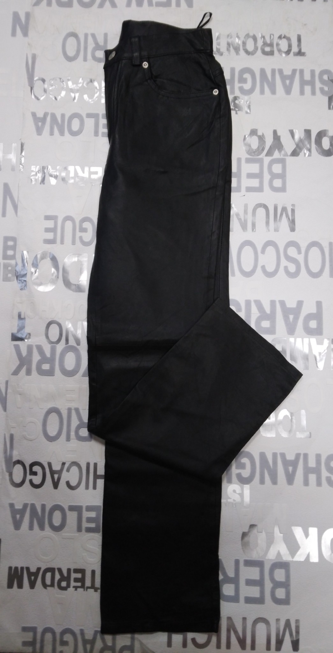 дамски панталон от естествена кожа