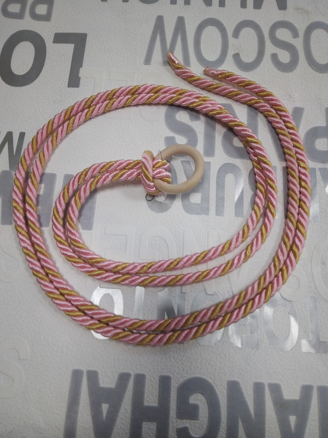 дамски колан от въже