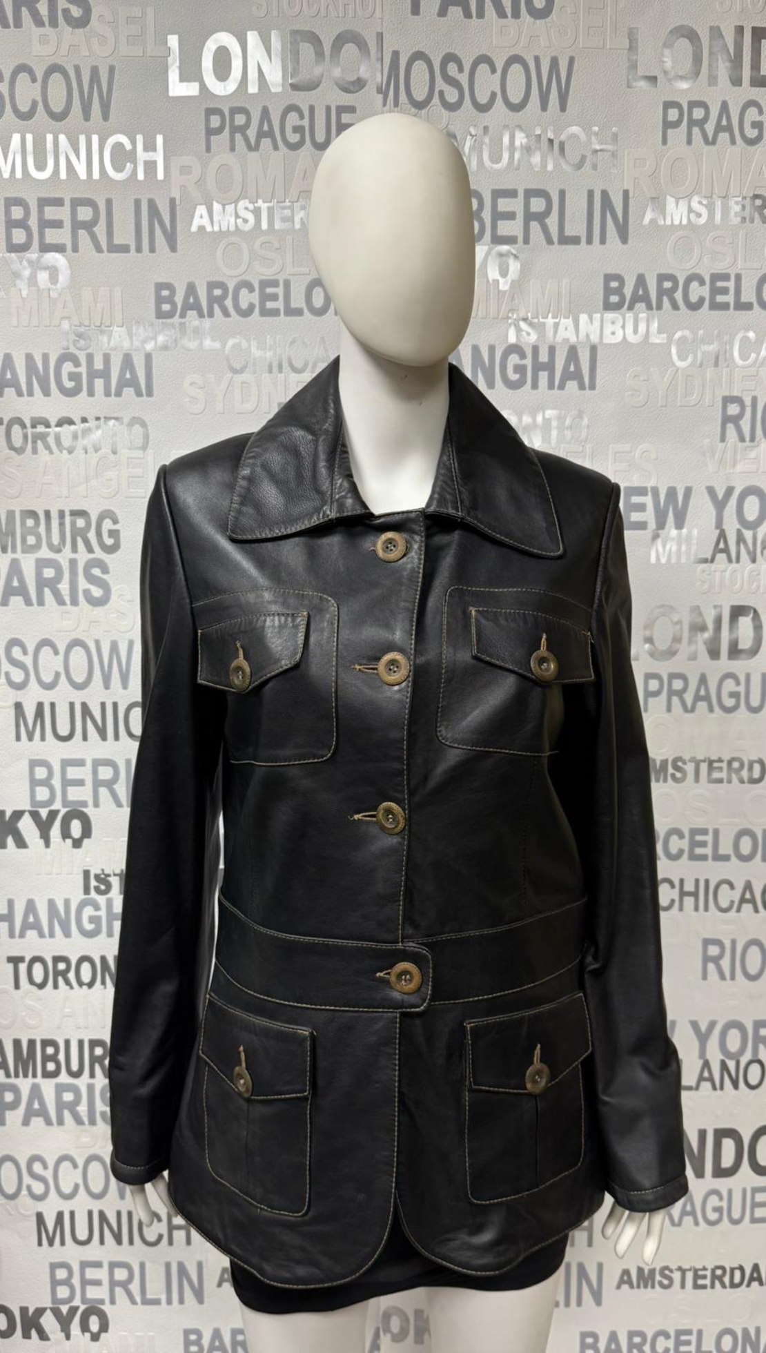 дамско  яке от естествена кожа