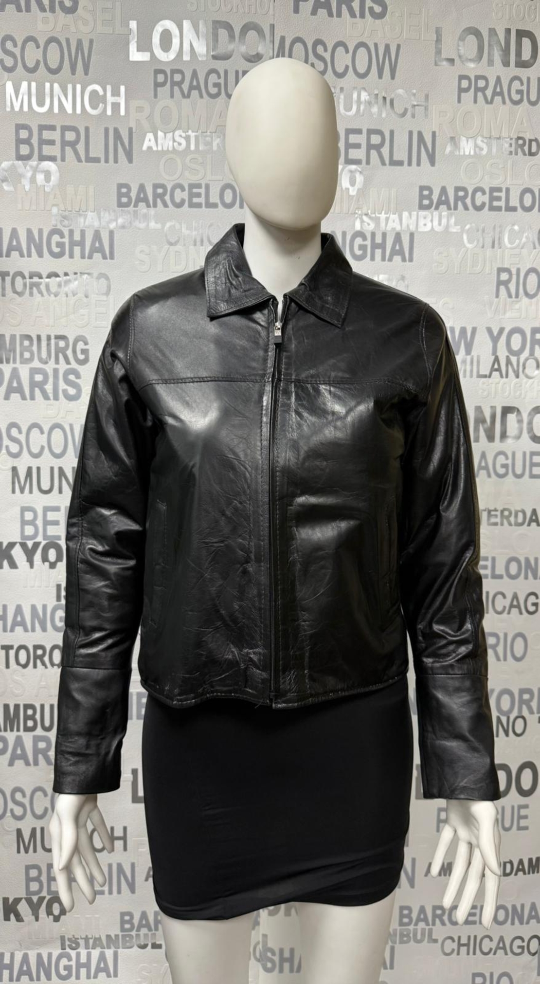 дамско  яке от естествена кожа