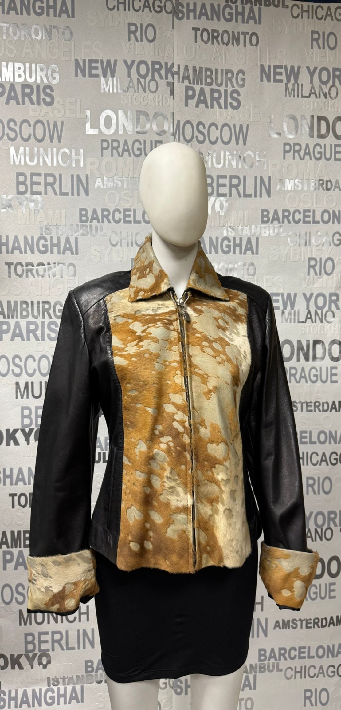 дамско  яке от естествена кожа