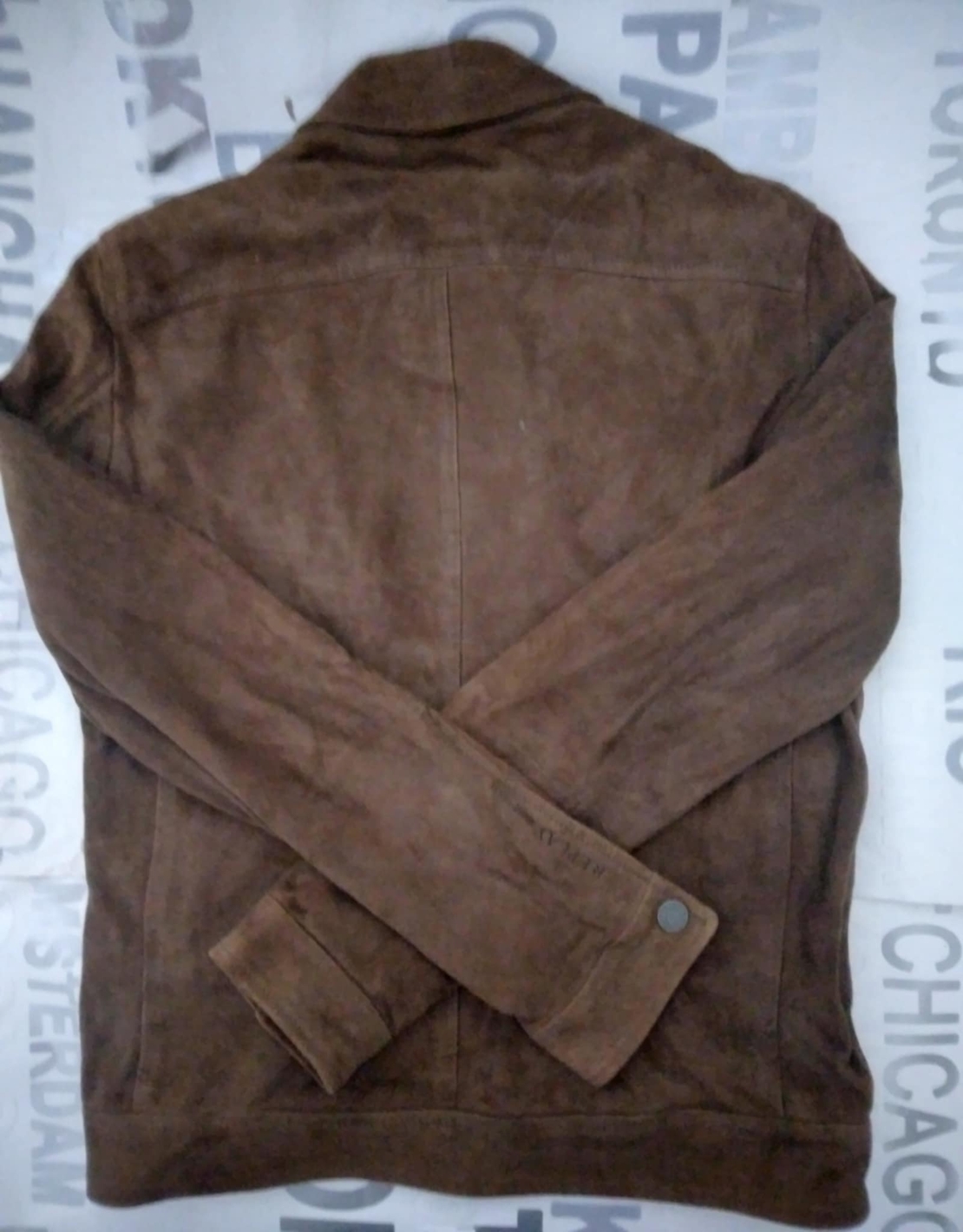 мъжко яке от естествена кожа Replay