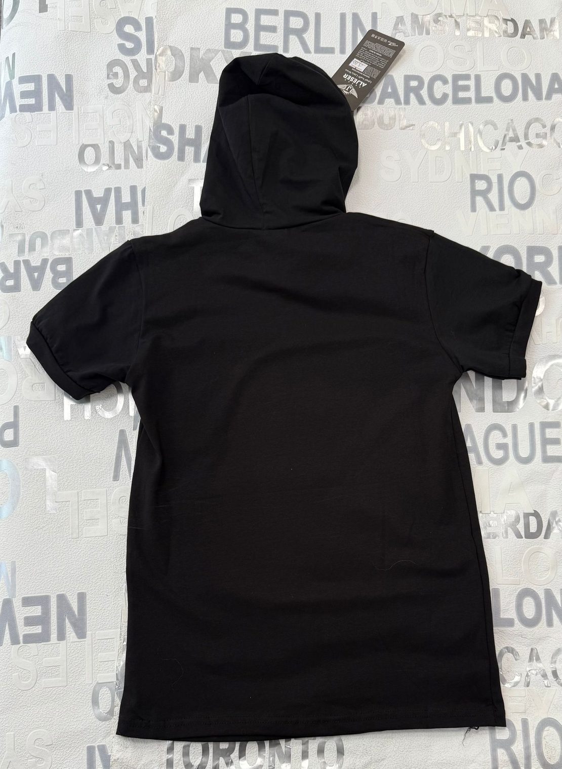 мъжка тениска с качулка