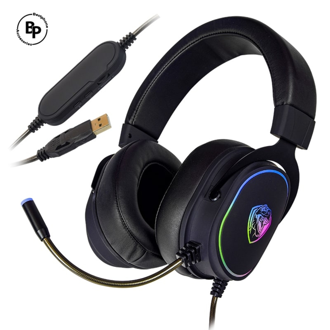 Гейминг слушалки за компютър с микрофон ROXPOWER T-ROX ST-GH381