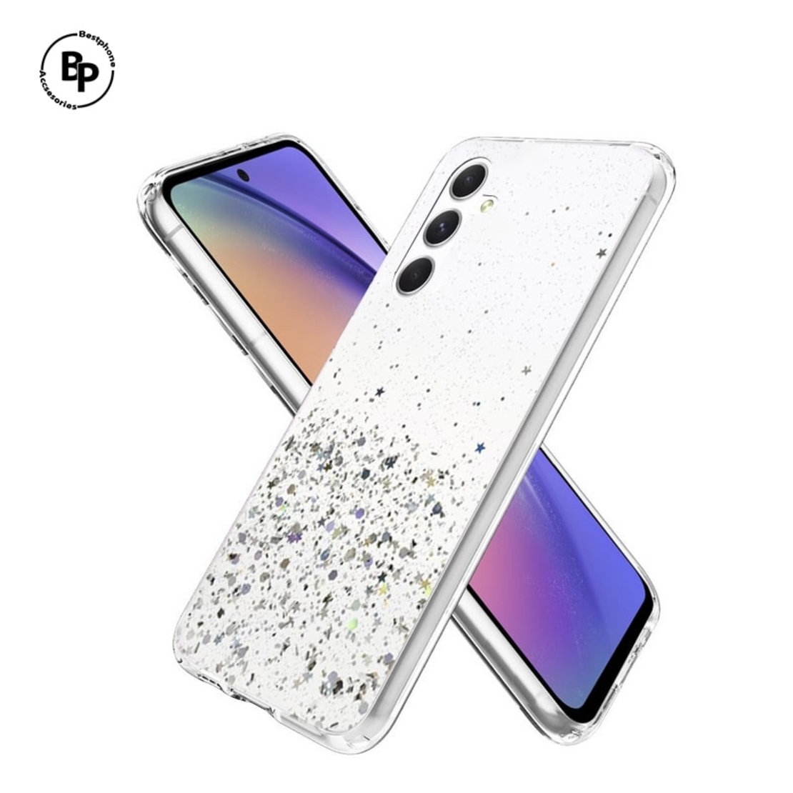 Гръб Glitter iPhone 12 Mini White
