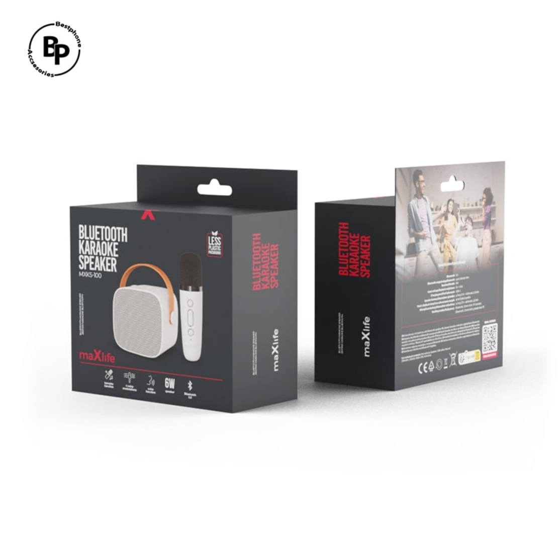 Bluetooth Караоке комплект MaxLife MXKS-10 White