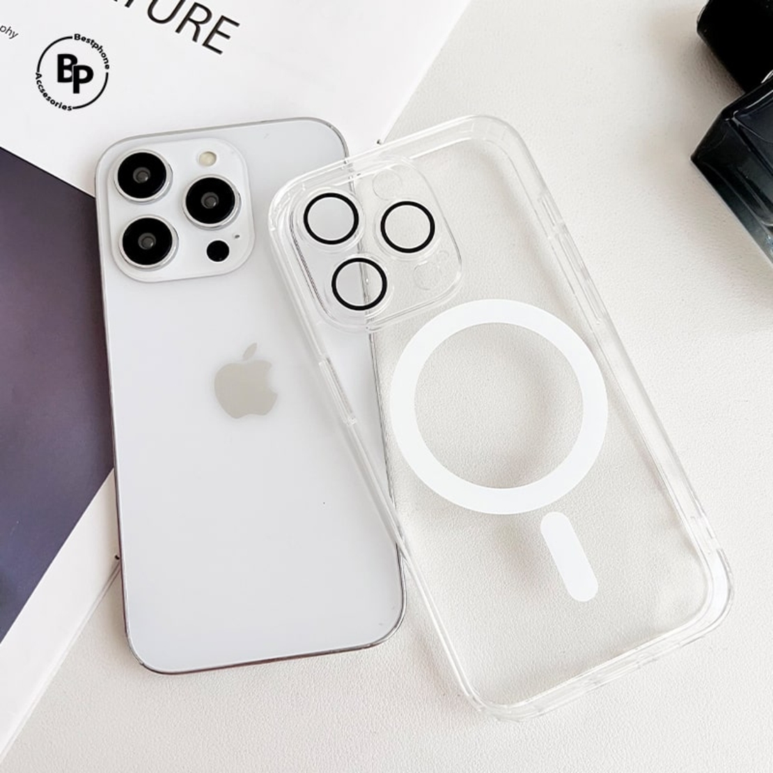 Силиконов Прозрачен Твърд Гръб Magsafe iPhone 16 (1.50mm)