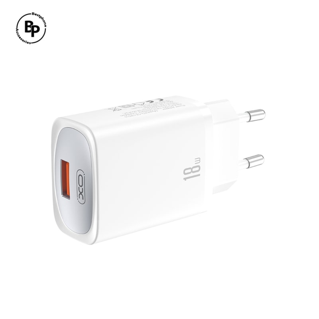 Зарядно XO CE19 QC ,Кабел Usb - Micro (18W) White
