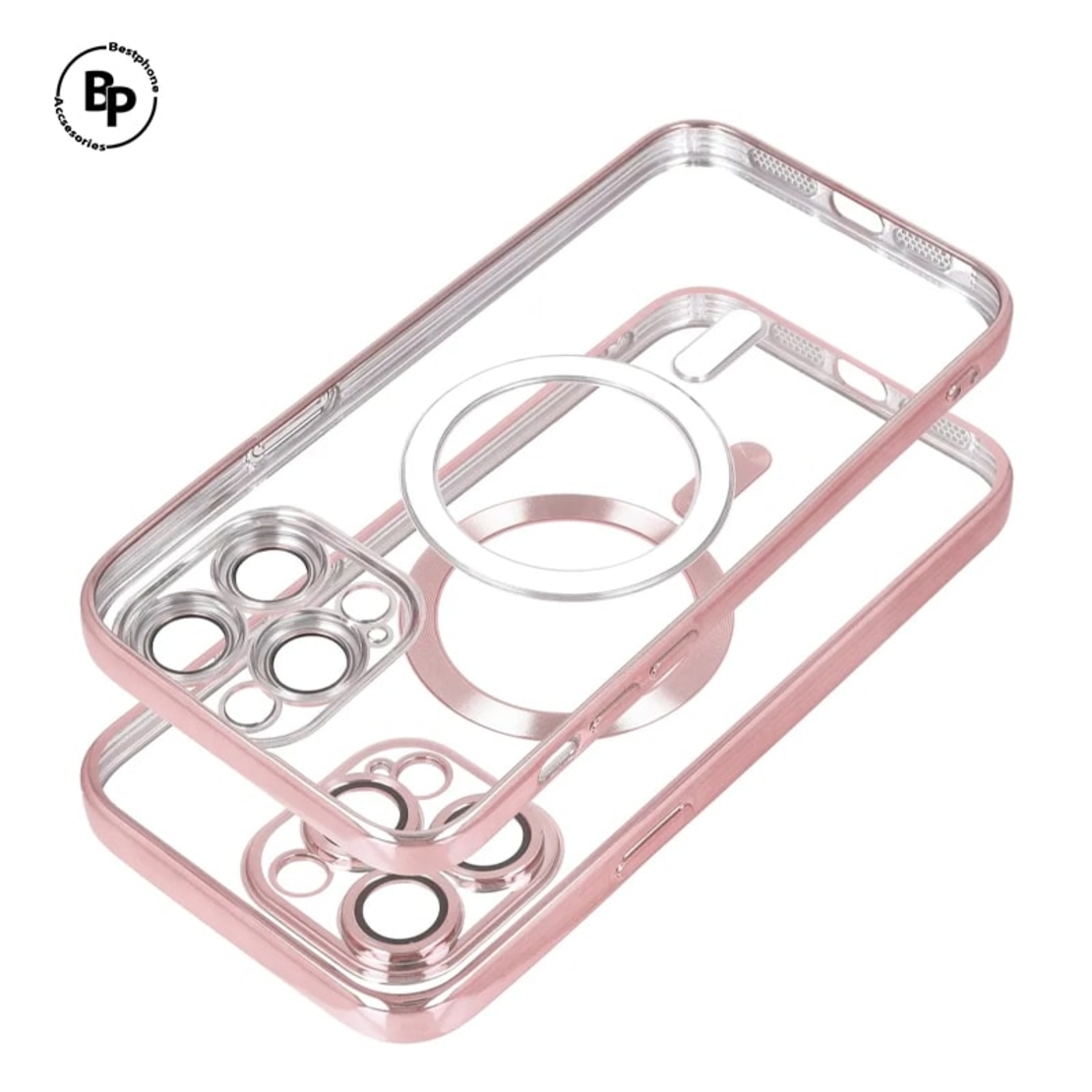 Силиконов Кейс Electro Magsafe Samsung S25 Rose Gold