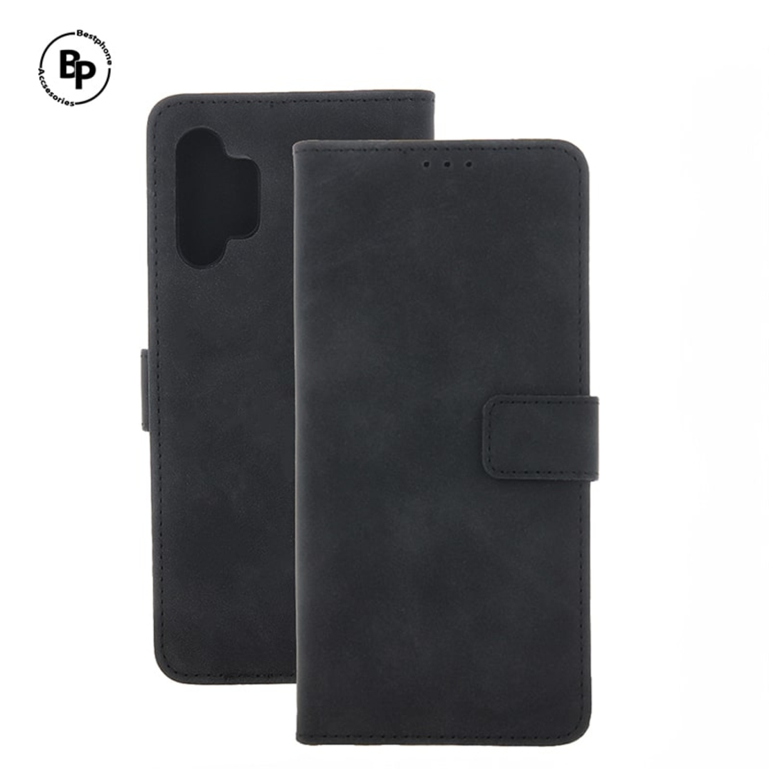 Кожен Калъф Smart Valvet Samsung S24 Black