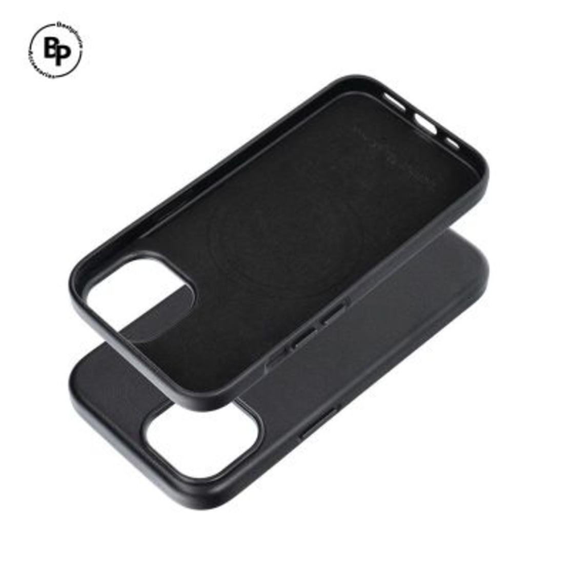 Кожен Mag Кейс iPhone 15 Plus Black