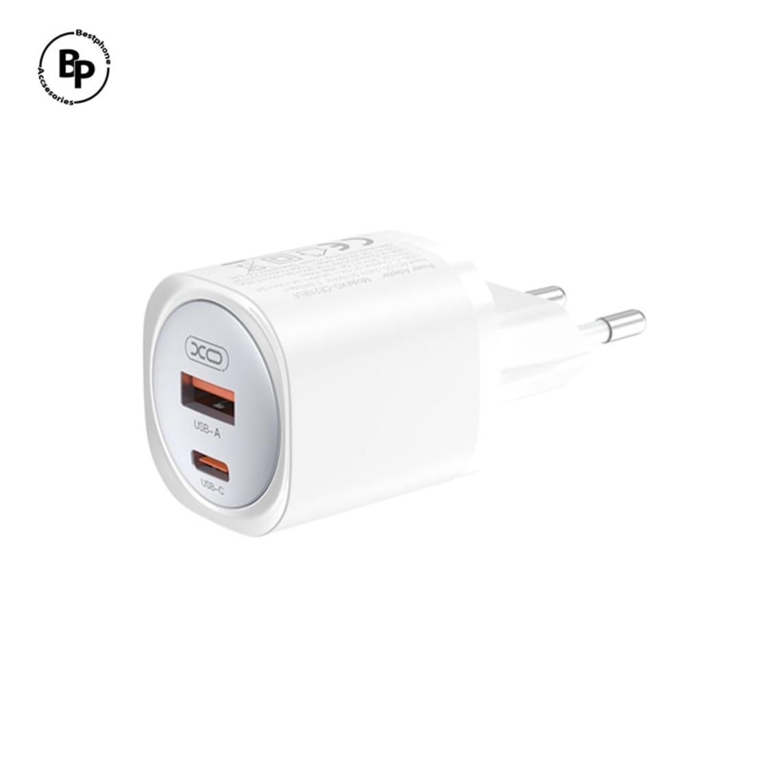 Адаптер XO CE21 PD, Type-C / USB Гнездa (30W) White