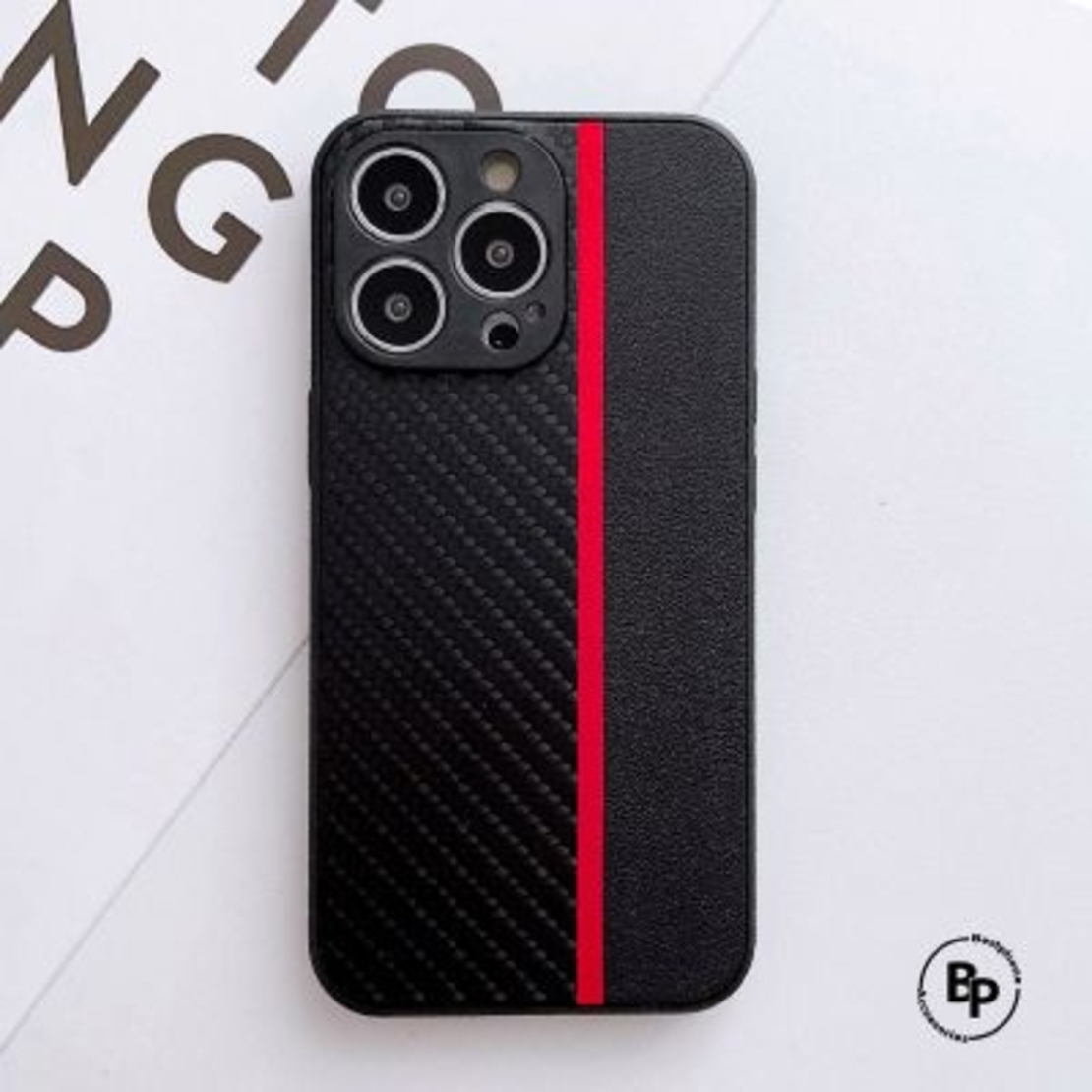 Силиконов кейс Carbon Fusion Huawei Nova 9 Red Line