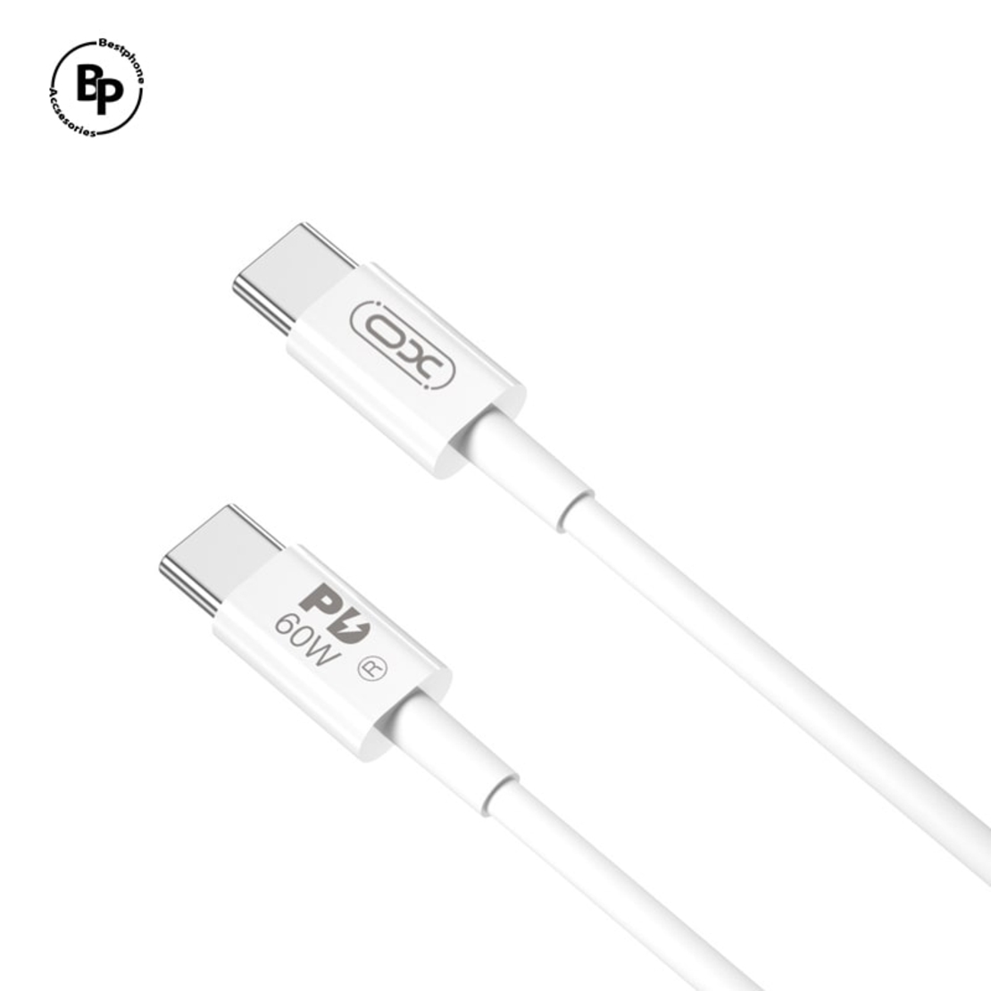 Кабел XO NB-Q190A PD Type-C - Type-C (1.0m) 60W White