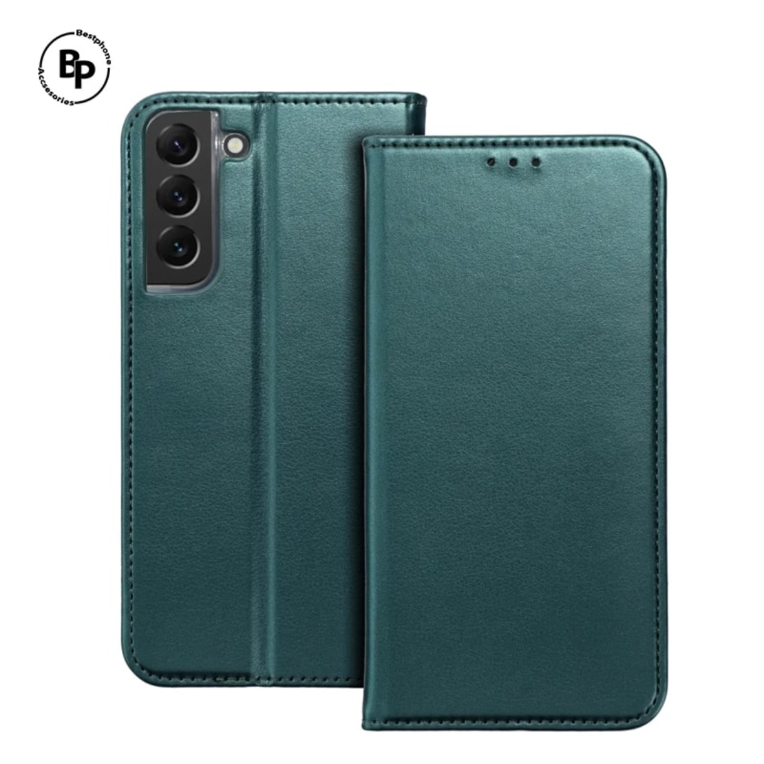 Кожен Калъф Magnetic Book Redmi 14C / Redmi A4 Green