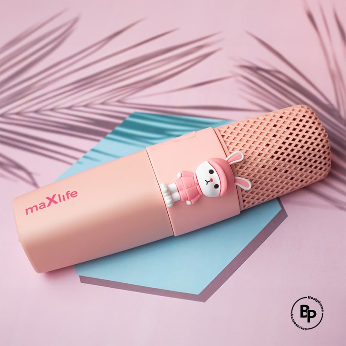 Bluetooth Микрофон с високоговорител Animal MXBM-500 Pink