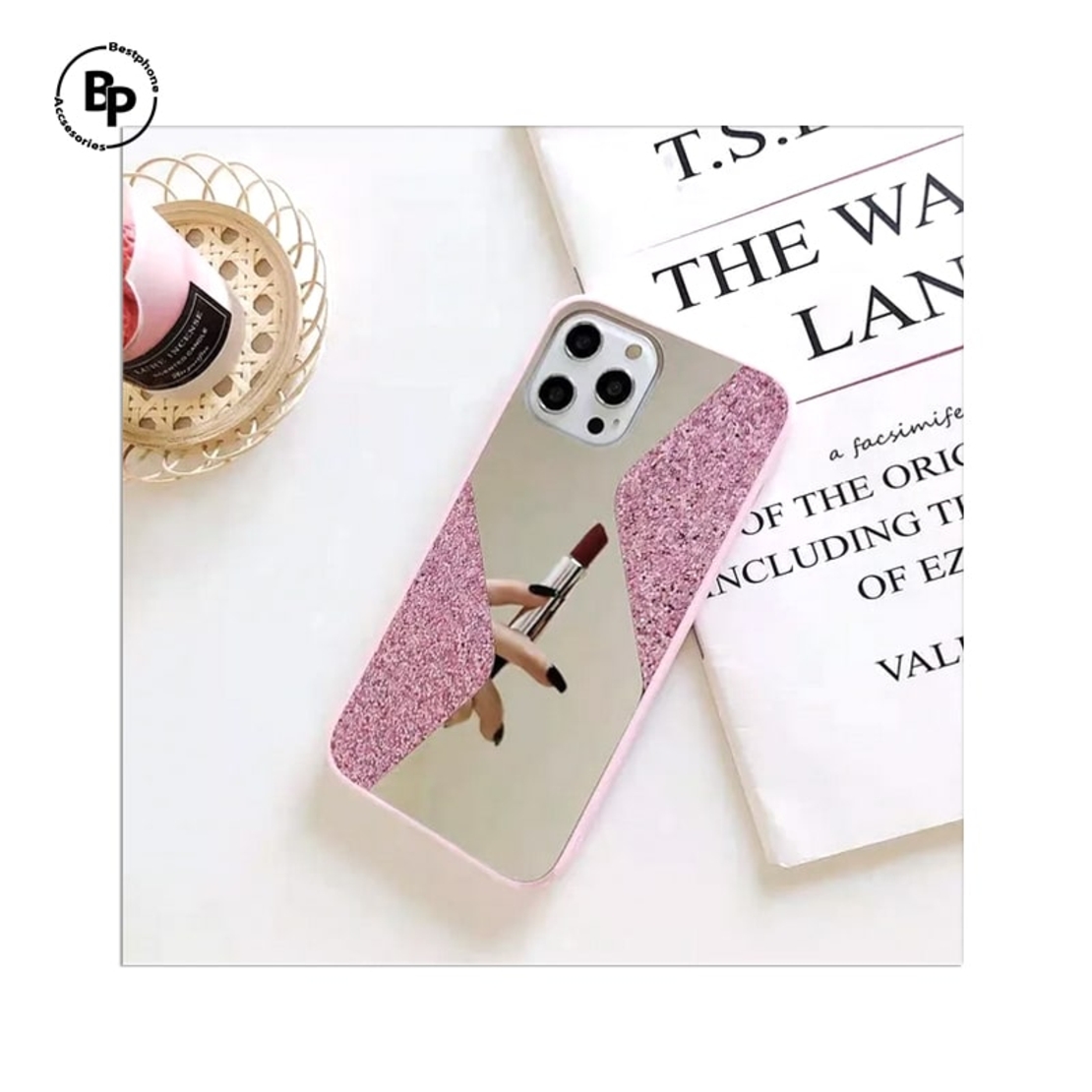 Кейс Lady Mirror Samsung S20 Pink