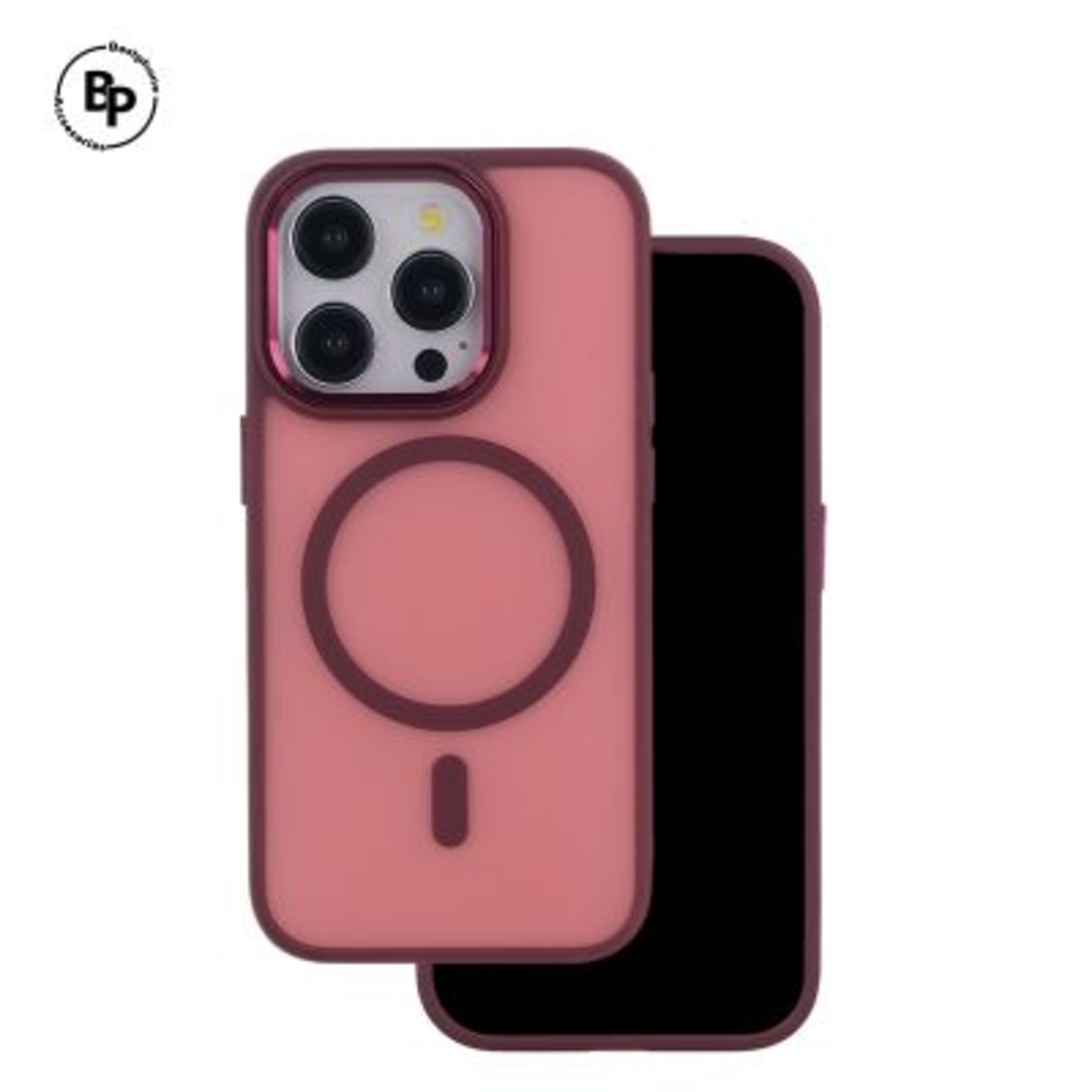Кейс Frozen Magsafe iPhone 15 Pro Max Red
