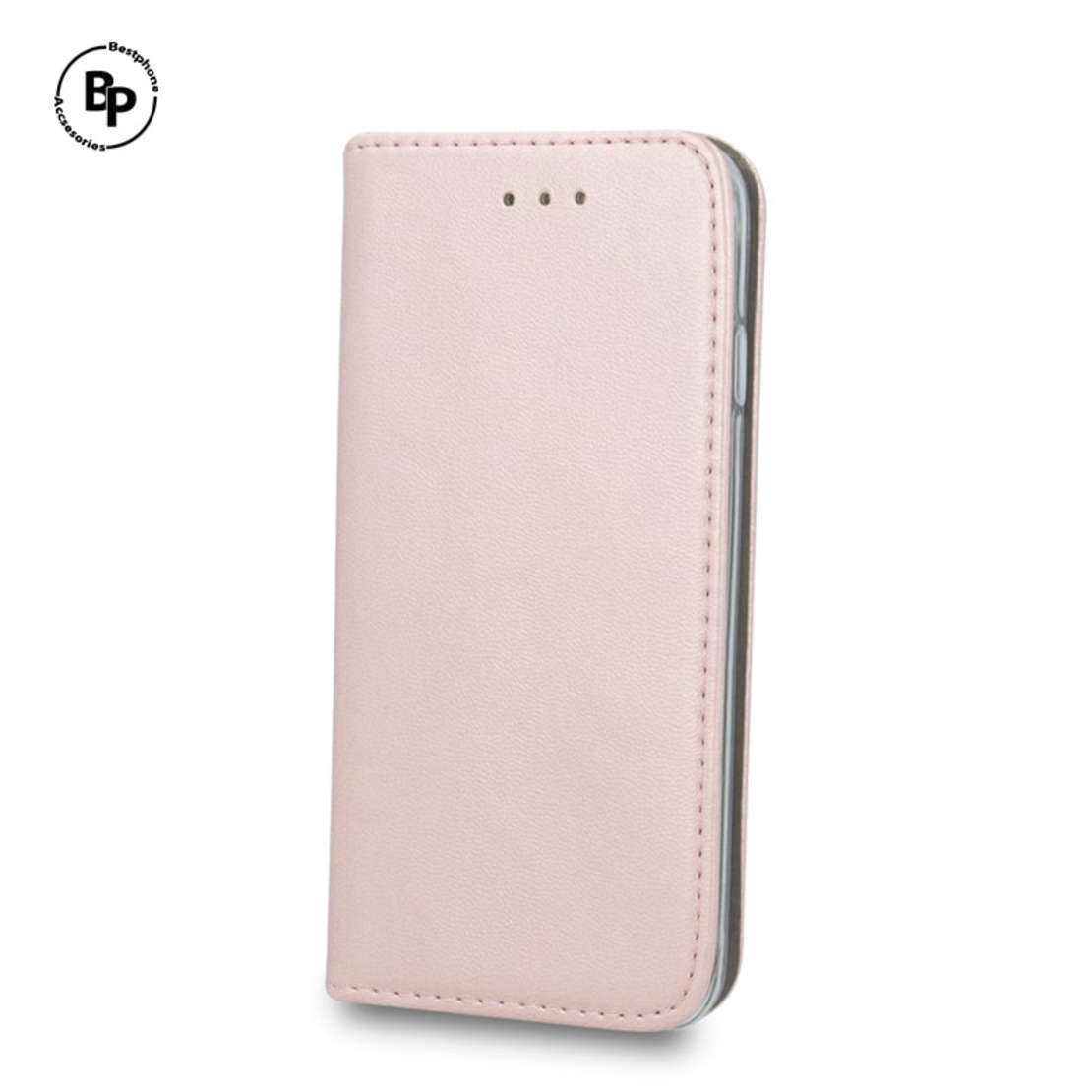 Кожен Калъф Magnetic Book Samsung A02S Rose Gold