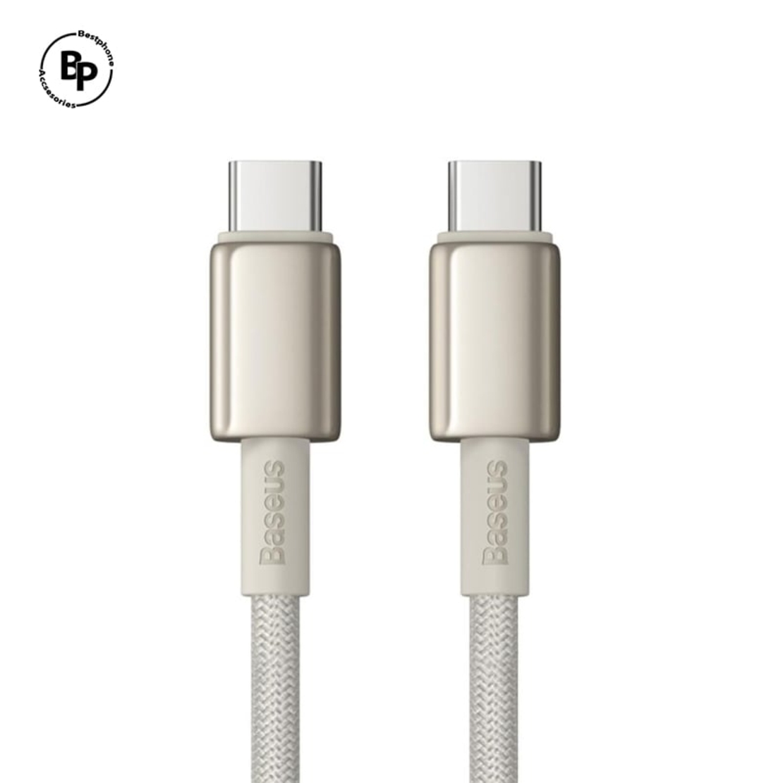 (Baseus) Кабел Tungsten Type-C - Type-C (2.00m),QC 100W Gold