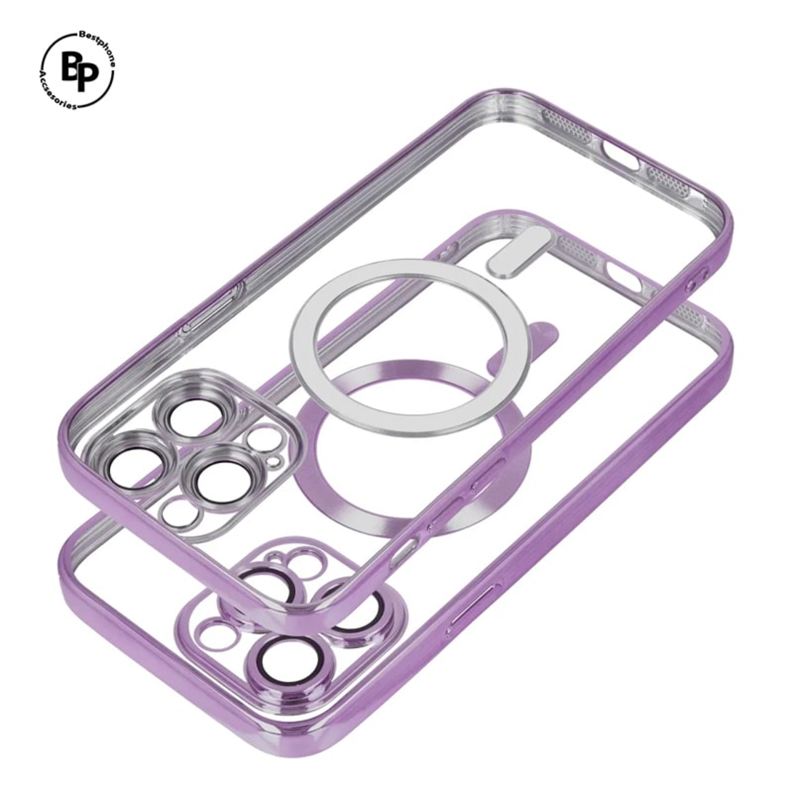 Силиконов Кейс Electro Magsafe iPhone 15 Pro Deep Purple