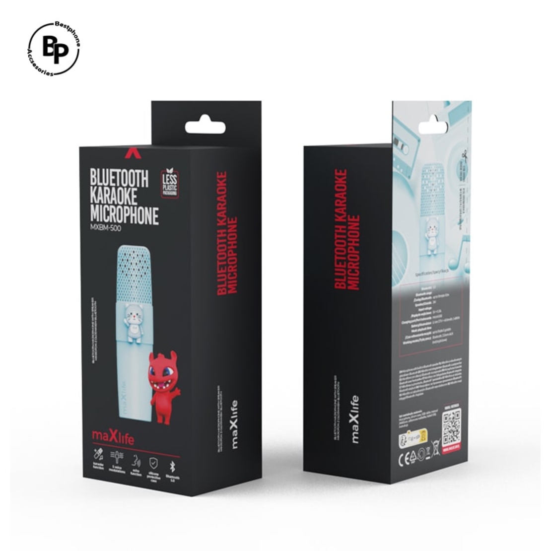 Bluetooth Микрофон с високоговорител Animal MXBM-500 Blue