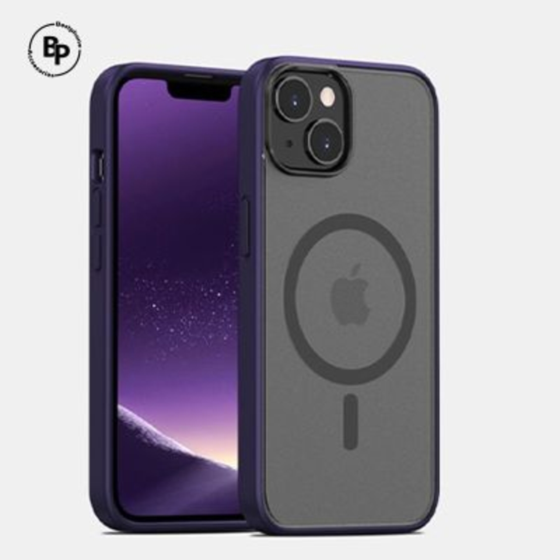 Силиконов Кейс Matte Skin iPhone 13 / iPhone 14 Purple