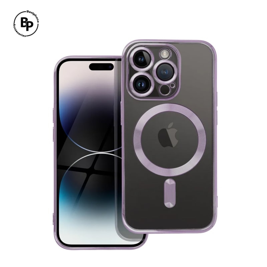 Силиконов Кейс Electro Magsafe iPhone 15 Pro Deep Purple